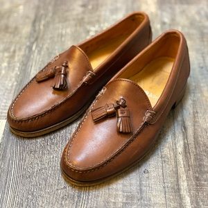 Alden H435 Cognac Calfskin Tassel Loafer - 8.5 D